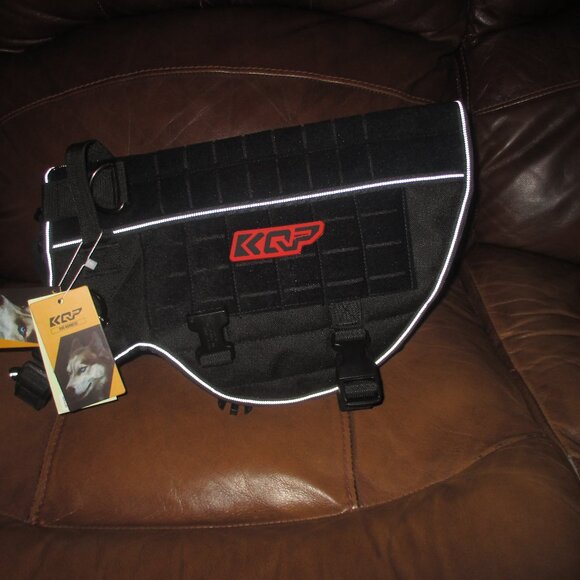 NWT US Tactical Police K9 Training Dog Harness Military Adjustable Nylon Vest L - Picture 1 of 5